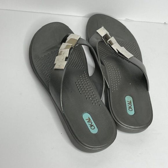 Oka B jeweled Flip Flops - Picture 5 of 5